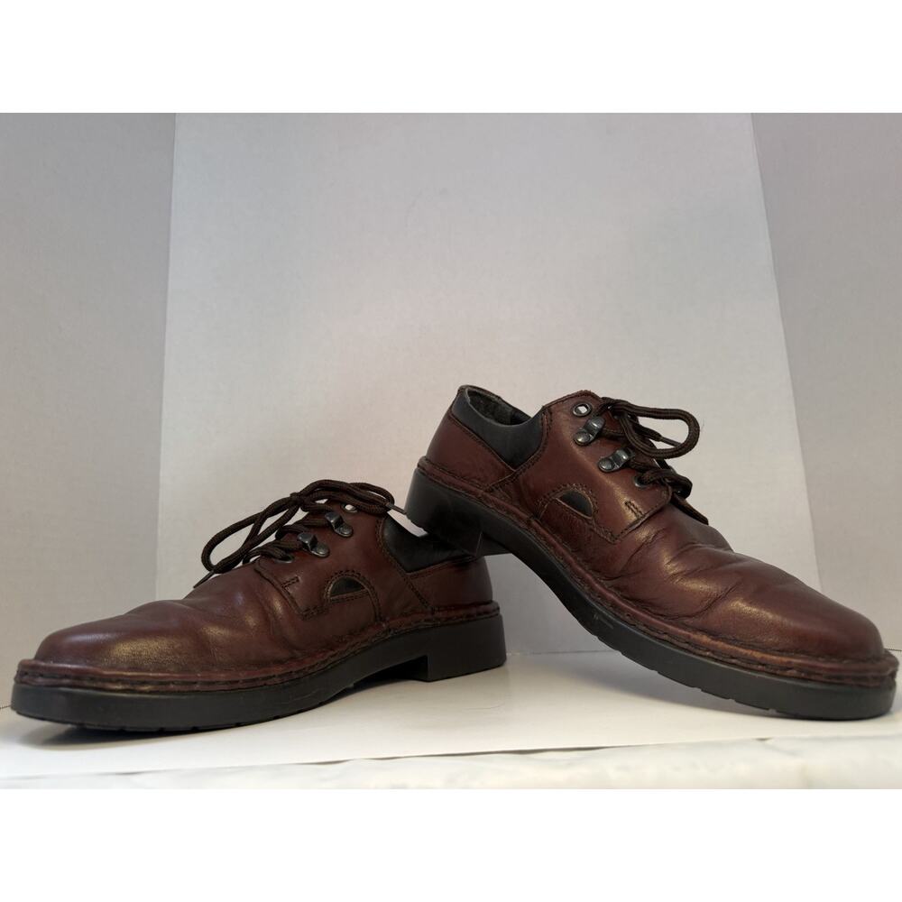Mens Vintage 90s Brown Leather Josef Seibel “The European Comfort Shoe” Size 41 - Picture 2 of 11